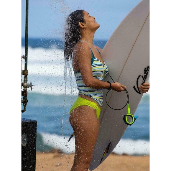 TITLE NINE Stripe Pele Tankini Swim Top 34DD NEW - Picture 3 of 11